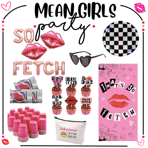 Movie Inspired Cupcake Toppers Themed Inspired Party -   Mean girls  party, Girls party decorations, Cupcake toppers